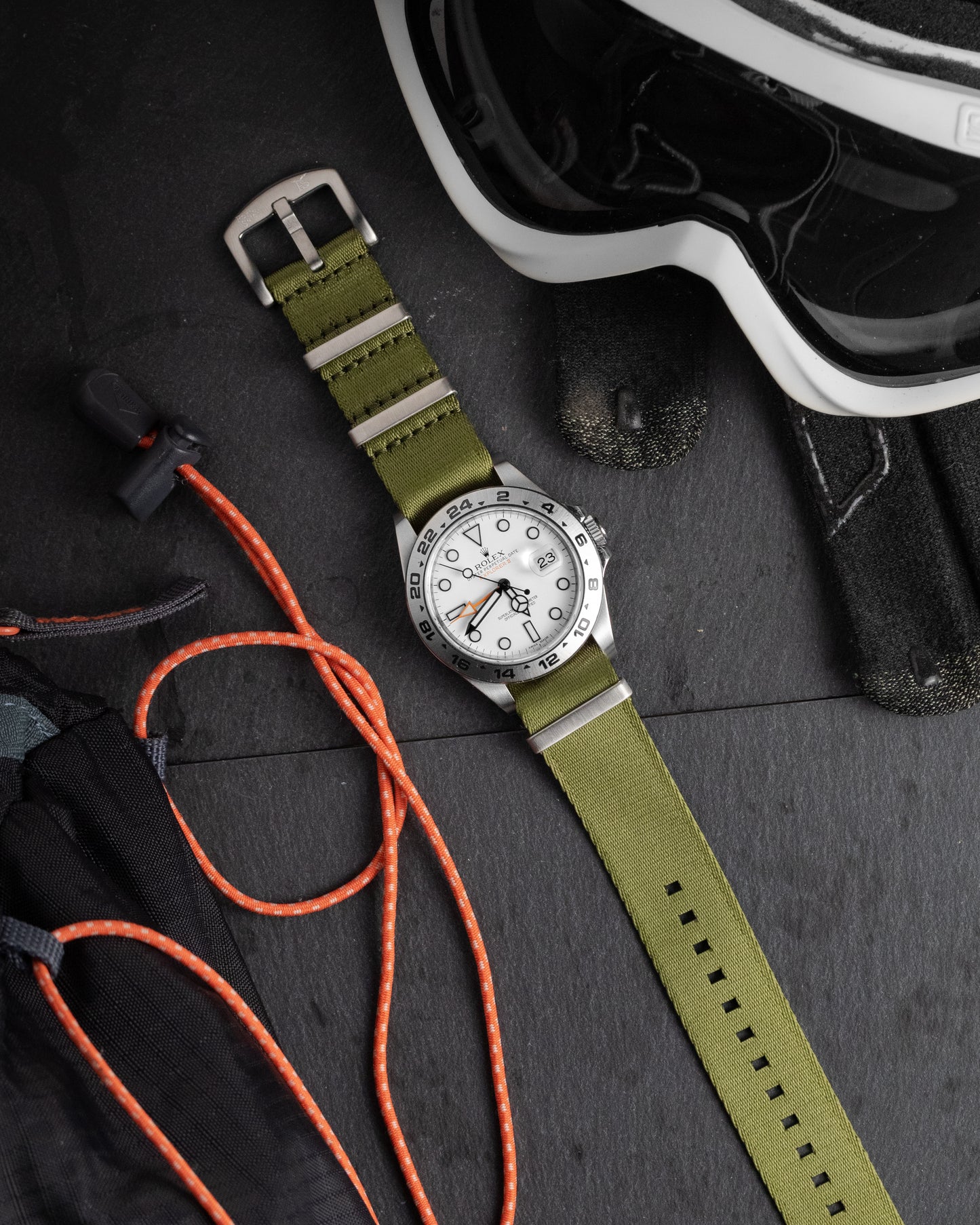 Military Nylon Strap Olive Green