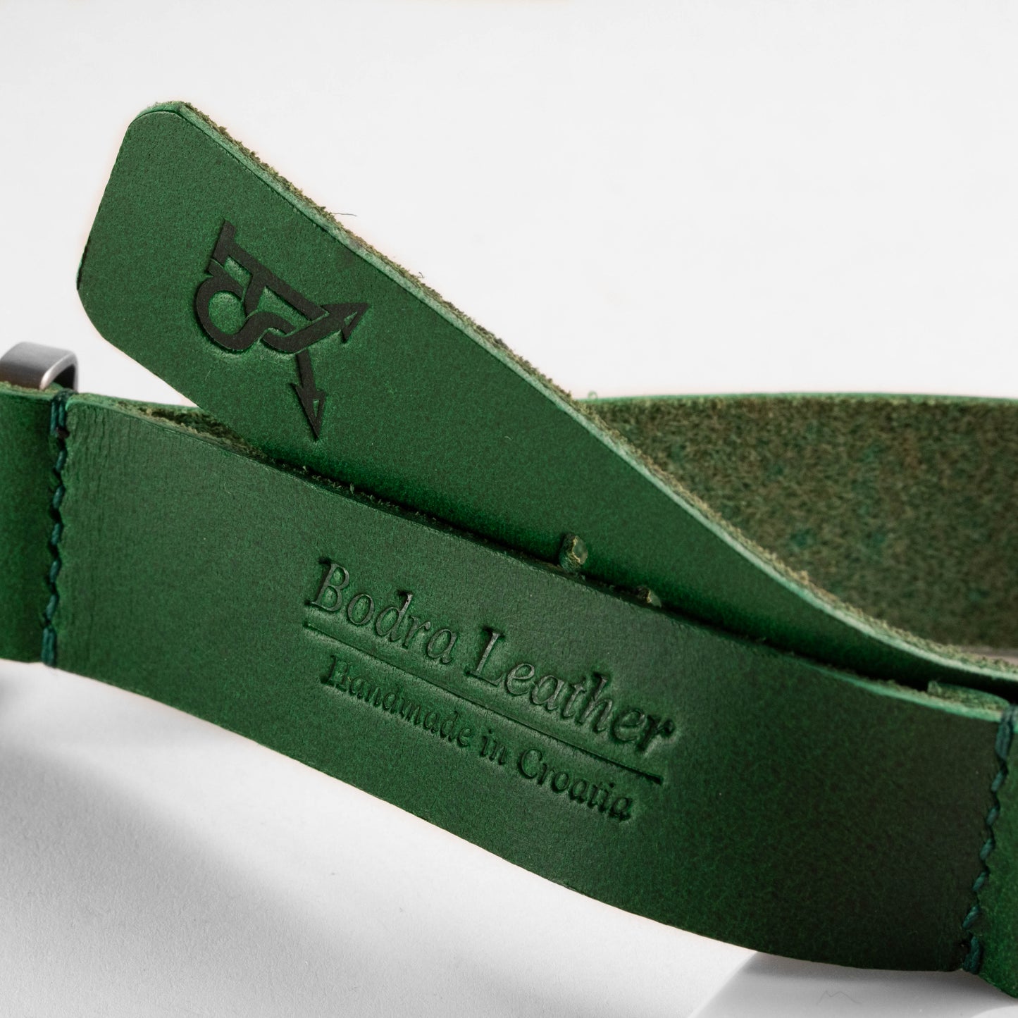 Military Leather Strap Green