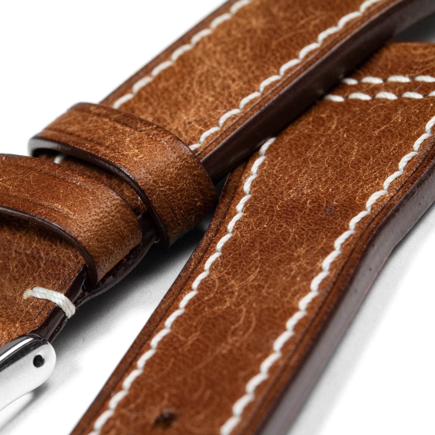 Pilot style Leather Strap Tobaco