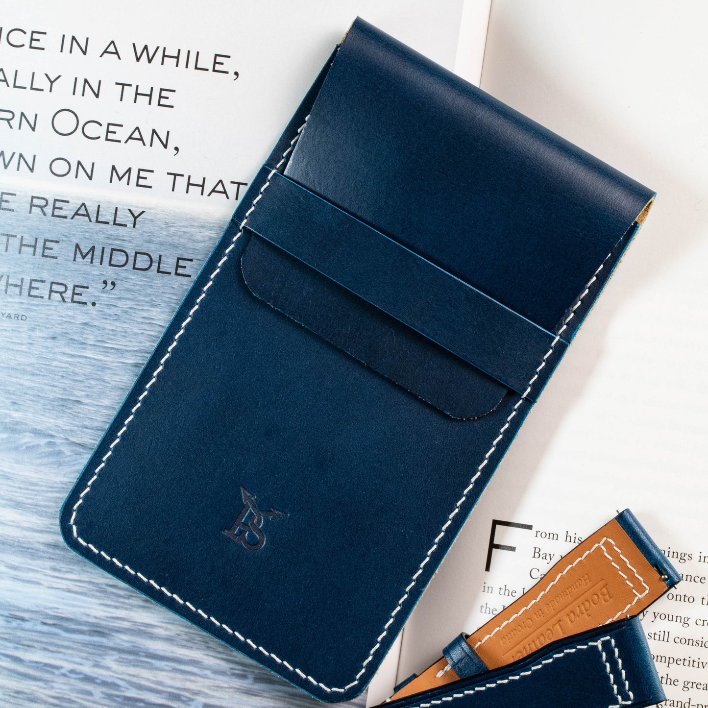 Premium Watch Pouch Blue